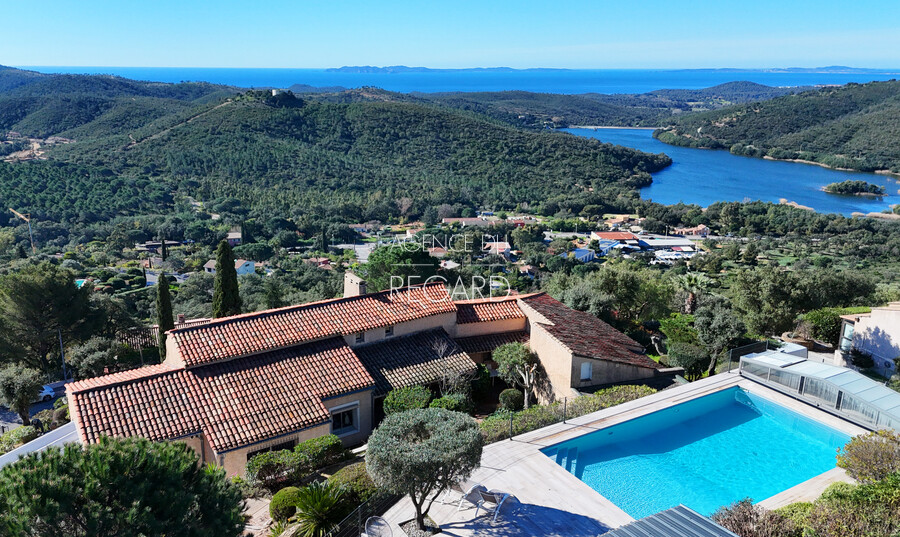 Bormes, with panoramic seaview
