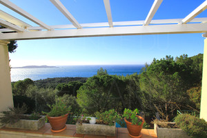 villa with sea view in Carqueiranne 